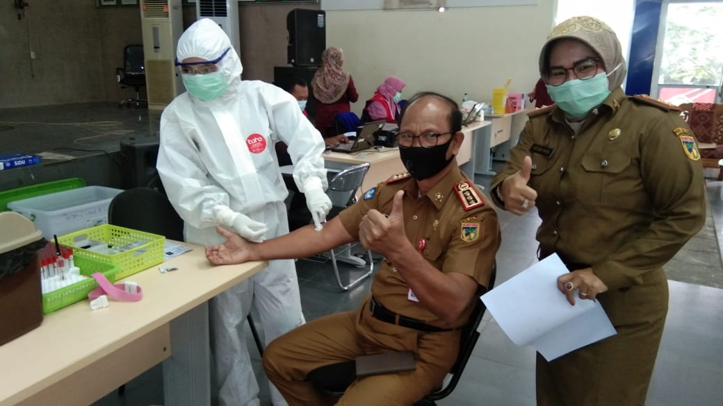 Rapid Test Massal Lingkup Dinas Pendidikan dan Kebudayaan Provinsi Sulawesi Tengah