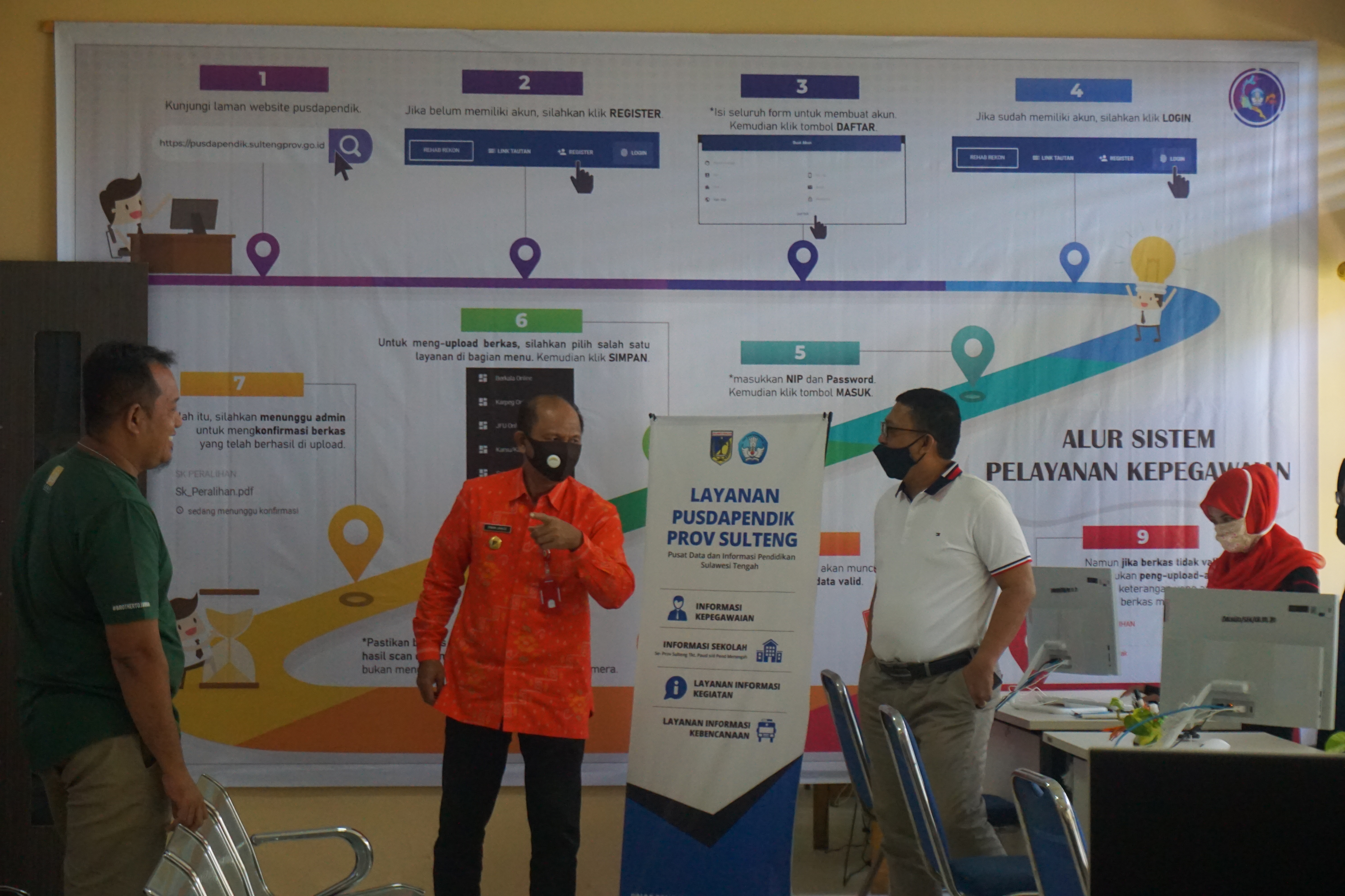 PERSIAPAN LAUNCING E-PELAYANAN KEPAGAWAIAN DINAS PENDIDIKAN DAN KEBUDAYAAN PROVINSI SULAWESI TENGAH