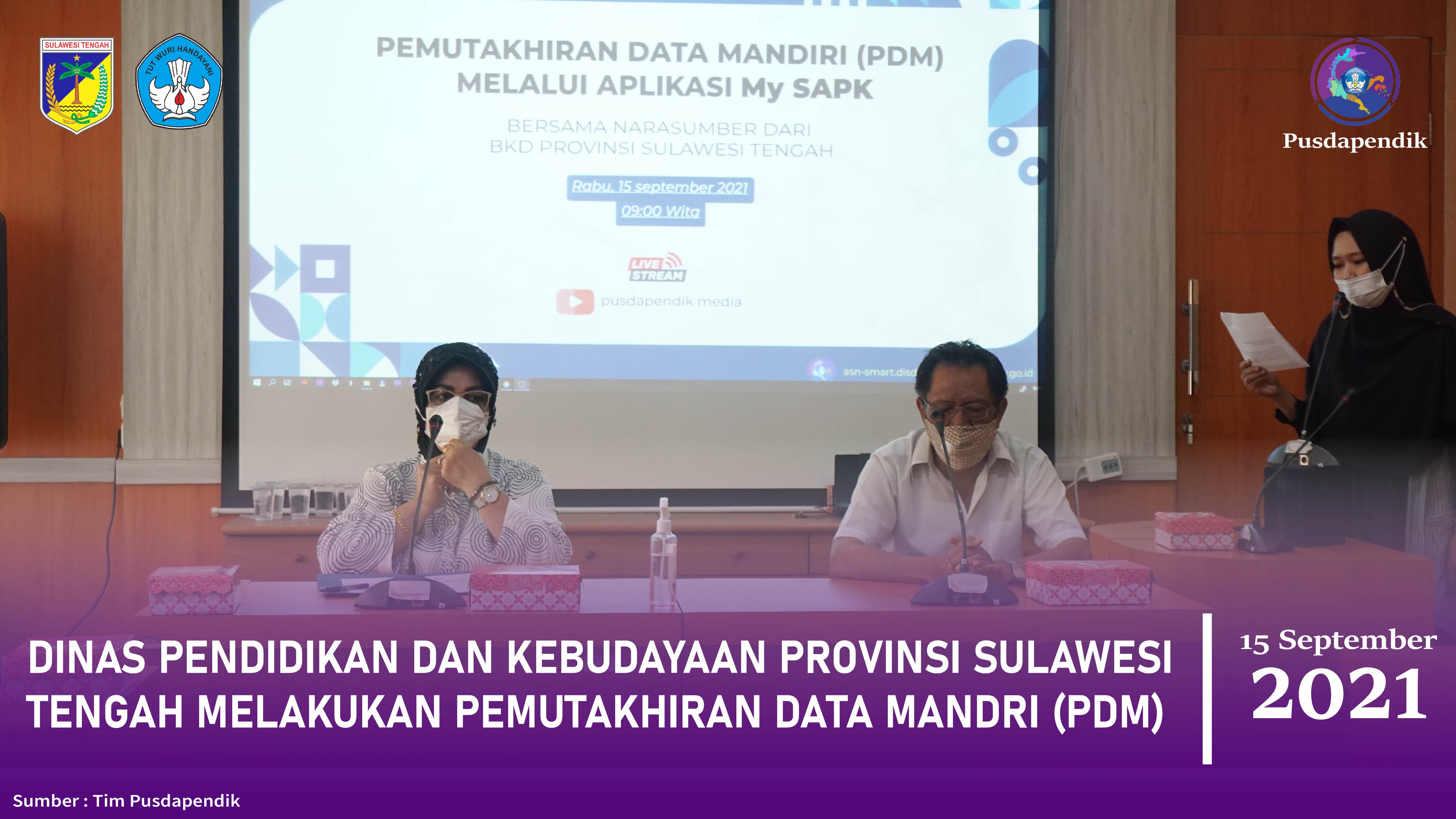 Dinas Pendidikan Dan Kebudayaan Prov. Sulteng Melakukan Pemutakhiran Data ASN.
